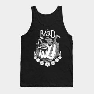 RPG Class Series: Bard - White Version Tank Top